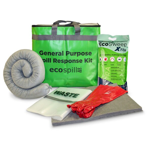 GP20 20L General Purpose Spill Kits | Universal Spill Kits | Coolant Spills | Agricultural Chemical Clean Up | Ecospill | Spill Kits Brisbane Sydney Melbourne Perth Canberra Australia